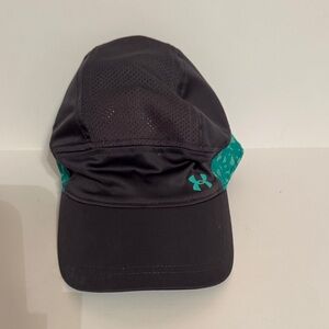 Under Armour Black & Teal Running Cap
